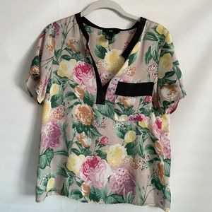 H&M Floral Top Size 2